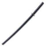 Black Boken Wood Practice Sword, Wooden Daito Training Katana