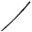 Black Boken Wood Practice Sword, Wooden Daito Training Katana