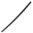 Black Boken Wood Practice Sword, Wooden Daito Training Katana