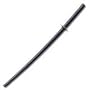 Black Boken Wood Practice Sword, Wooden Daito Training Katana