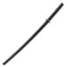 Black Boken Wood Practice Sword, Wooden Daito Training Katana
