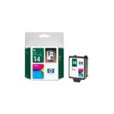 HP Hewlett Packard 14 - ink cartridge - 1 x yellow, cyan, magenta