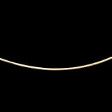 14K Yellow Gold Round Omega Necklace Chain 16 - 5.38 grams