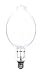 Sylvania 69331 - H36GW-1000/DX - 1000 Watt Mercury Vapor Light Bulb, Mogul Base