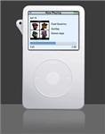 Leader (White) Apple Ipod 30Gb G5 Video (Color Fade Resistant) Silicone Skin Case + 12V Car Charger - By PCMicroStore