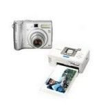 Canon PowerShot A550 - Digital camera - compact - 7.1 Mpix - optical zoom: 4 x - supported memory: MMC, SD, SDHC - with Canon SELPHY CP720 Compact Photo Printer