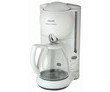 Krups 180-71 10-Cup Aroma Control Coffee Maker with Glass Carafe and Programmable Timer, 18071 White