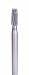 BURS CONE SQUARE PLAIN #17 ISO 014 1.40MM DIAMETER PACKAGE OF 6