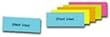 CARSON DELLOSA CD-4455 WORD STRIPS LINED MULTI-COLORED-75/PK 3 X 8