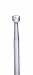 Tools & Hardware : BUSCH BURS CUP #77B ISO 012 1.20mm DIAMETER PACKAGE OF 6