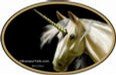 Unicorn Oval bumper sticker