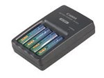 Canon CBK-100 AA NIMH Rechargeable Battery and Charger Kit for A10, A20, A3 ....