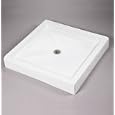 MTI Square 42 in. Dual Threshold Shower Base w/ Center Drain - MTSB-4242DT / MTSB-4242DT-CALP - colo