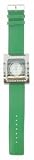 Montre femme - Cadran bomb&eacute; strass - Vert