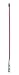 Western Red Blade Guide Sticks, Pair With Mounting Hardware