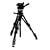 Slik Professional Universal Deluxe Tripod with 3-Way Panhead and Panoramic Photo Guide