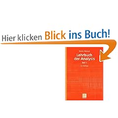 Lehrbuch der Analysis, Teil 1