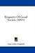 Books : Etiquette Of Good Society (1893)