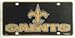 New Orleans Saints License Plate