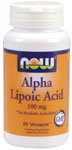 Alpha Lipoic Acid by NOW Foods - (100mg - 60 Vegetarian Capsules)