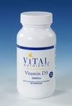 Vital Nutrients Vitamin D3 2000iu 90 Capsules