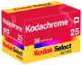 Kodak Kodachrome 25 Speed 36 Exposure 35mm Slide Film