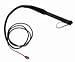 Sporting Goods : Leather Bull Whip 8' w/Wooden Leather Wrap Handle (8 Foot Long Bullwhip)