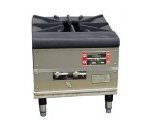 Town Food Service SR-24-G-SS NG - 18 in Stock Pot Stove, Cast Iron Grate, 3/4 in Rear Gas Connection, NG