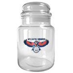 Atlanta Hawks NBA 31oz Glass Candy Jar - Primary Logo
