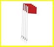 Spring Loaded Steel Base Corner Flags