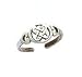 Toe Ring - Sterling Silver Antiqued Celtic Knot Toe Ring
