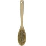 Wooden Bath Brush With Natural Bristle Oval Head