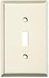 STANLEY HARDWARE Bright Brass Single Switchplate