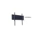 Peerless PLP V2X2 - Mounting component ( mounting adapter ) for flat panel - black - mounting interface: 200 x 200 mm