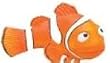 Clown Fish ''NEMO'' - Shower Hooks - set of 12