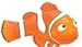 Clown Fish ''NEMO'' - Shower Hooks - set of 12