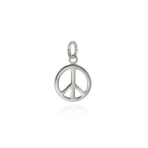 Buy Sterling Silver PEACE SIGN CHARM Cute by SilverSpeck.com