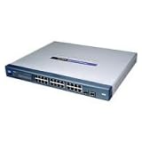 Linksys 24-Port 10/100/1000 Gigabit Switch SR2024 - Switch - 24 ports - EN, Fast EN, Gigabit EN - 10Base-T, 100Base-TX, 1000Base-T