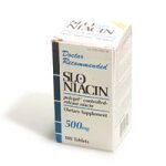 Slo-Niacin Polygel Controlled-Release Niacin, 500 mg, 100 Tablets