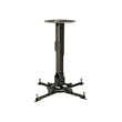 Projector Ceiling/wall Mount 12.8IN-17.3IN Adjustable Extension (Black)