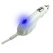 Cellet Apple iPhone 3G White Plug in Car Charger with Blue LED