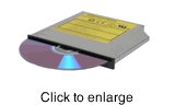 Panasonic CW-8124B Mac Notebook DVD Combo Drive - 12.7mm IDE Slot Load