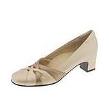 Trotters Bracey | Ladies Slip-on Dress Shoes Goldwash Pewter by Trotters