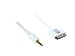 Cables To Go - 35508 - 4ft iPod Dock Connector to 3.5mm Cable (White) image