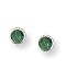 Boma Round Malachite Post Earrings
