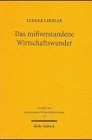 Das miáverstandene Wirtschaftswunder book cover