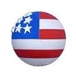 American Flag Whole Ball Antenna Topper