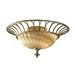 Murray Feiss FM340OSL Bancroft 2 Light Indoor Semi Flush Mount in Oxidized Silve