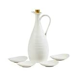Mikasa Swirl White Swirl White Dipping Set 5-pc.