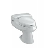 Kohler K-3607-0 White Comfort Height San Raphael Comfort Height elongated power lite toilet and C3 toilet seat with bidet functionality K-3607